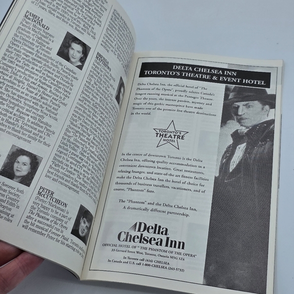 Vintage 1995 The Phantom Of The Opera Pantages Theatre Program Playbill - Picture 4 of 7